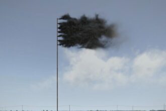 Data centre powered by heavy energy infrastructure illustrating oil war impact on AI