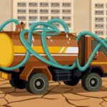 Water tankers lined up in Bengaluru during severe water shortage