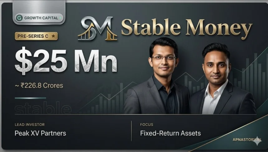 Stable Money founders and Peak XV funding announcement