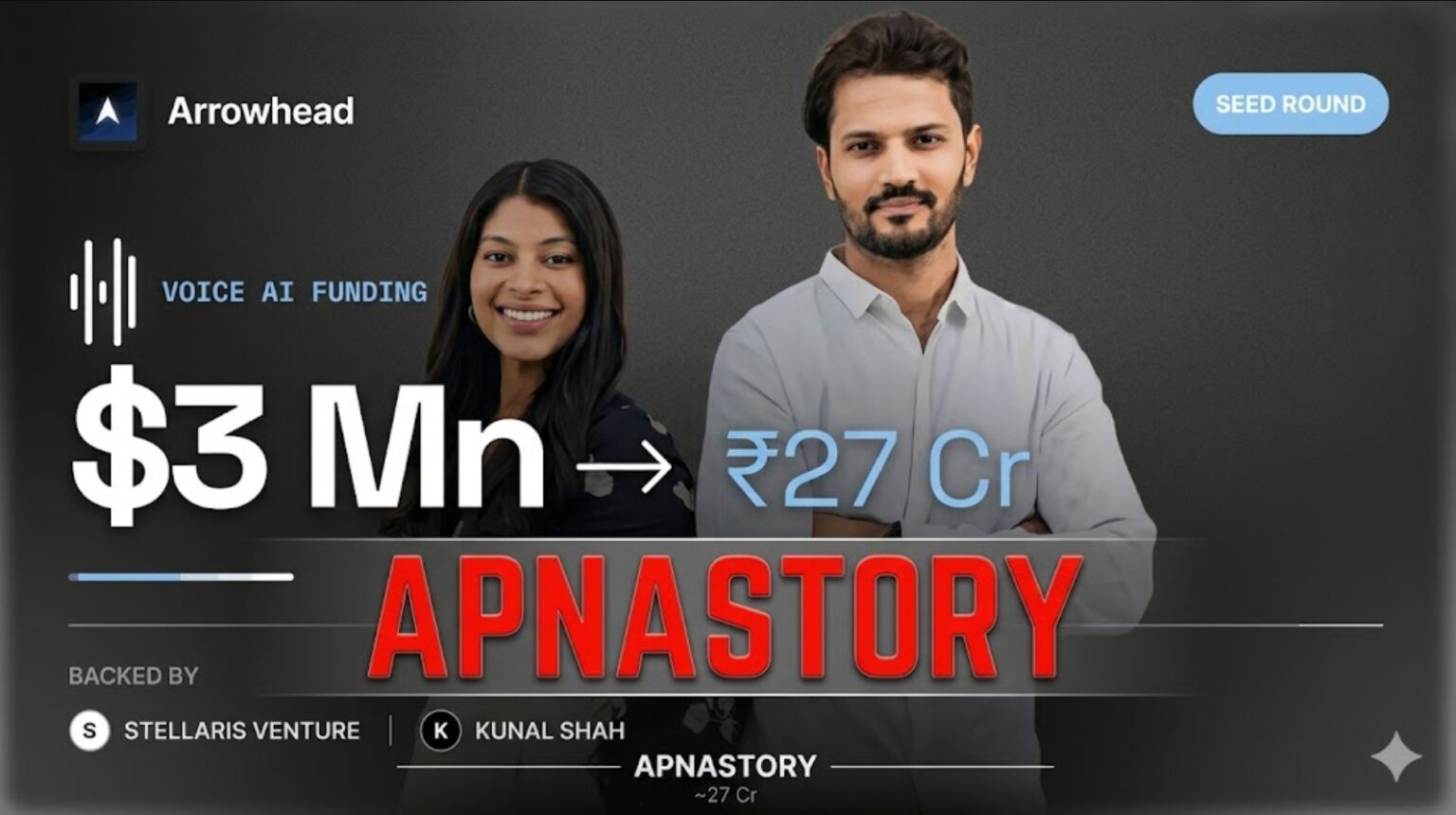 Arrowhead voice AI startup funding Bengaluru fintech AI agents