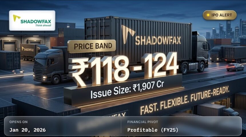 Shadowfax IPO price band logistics startup India
