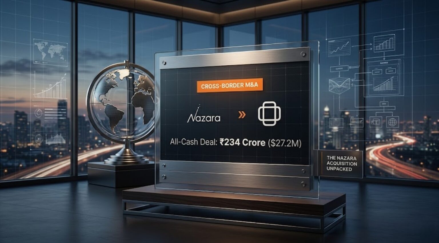 Nazara Fusebox acquisition interactive fiction gaming deal